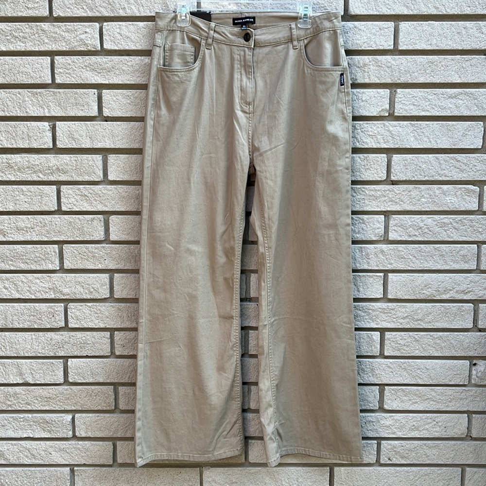 Silver Jeans Ashley High Waist Wide Leg Khakis Sz 10